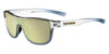 Tifosi Optics SIZZLE Sunglasses / Frost Blue / Smoke Tint with Yellow Mirror / Size Regular
