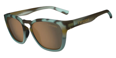 Tifosi Optics SMIRK Sunglasses Matte Blue Tortoise / Brown w/ no mirror