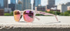 Tifosi Optics SMIRK Sunglasses | Size 49 / Matte Blue Tortoise / Brown w/ no mirror