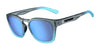 Tifosi Optics SMIRK Sunglasses | Size 49 / Steel Blue / Smoke Tint with Sky Blue Mirror