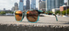 Tifosi Optics SMIRK Sunglasses | Size 49 / Matte Blue Tortoise / Brown w/ no mirror