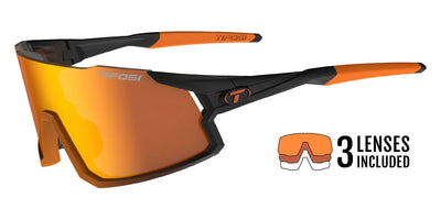 Tifosi Optics STASH Sunglasses Black / Orange Fade / Interchange