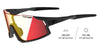 Tifosi Optics STASH Sunglasses / Matte Gunmetal/Clarion Red Fototec / Size Regular