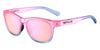 Tifosi Optics SWANK Sunglasses | Size 51 / Cotton Candy Swirl/Brown Tint with Pink Mirror