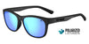 Tifosi Optics SWANK Sunglasses | Size 51 / Blackout/Polarized Smoke Tint with Sky Blue Mirror