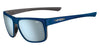 Tifosi Optics SWICK Sunglasses | Size 58 / Midnight Navy/Smoke Tint with Bright Blue Mirror