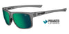 Tifosi Optics SWICK Sunglasses | Size 58 / Satin Vapor/Polarized Smoke Tint with Emerald Mirror