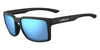 Tifosi Optics SYLO Sunglasses / Matte Black/Smoke Tint with Bright Blue Mirror