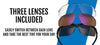 Tifosi Optics VELOCE Sunglasses | Size 72 / Gloss Black/Enliven Golf Tint