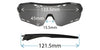 Tifosi Optics ALLIANT 2.0 TACTICAL Safety Glasses / Blackout / Smoke / HC Red / Clear / Size Regular