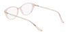 Marchon NYC TRES JOLIE 205 Eyeglasses / Pink Crystal / Size 54