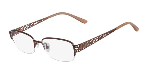 Marchon NYC TRES JOLIE 160 Eyeglasses / Shiny Bordeaux / Size 50
