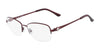 Marchon NYC TRES JOLIE 173 Eyeglasses / Burgundy / Size 51
