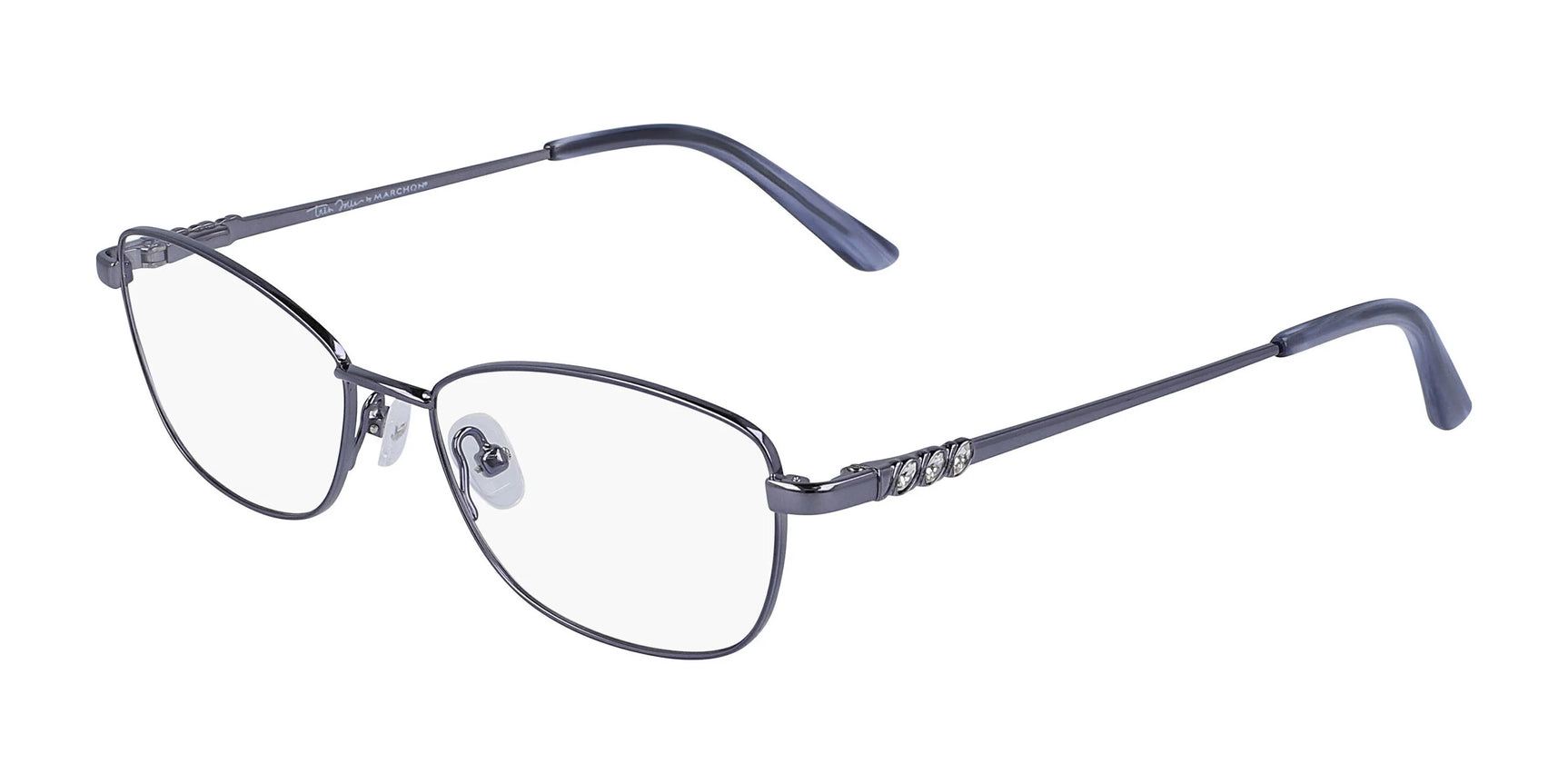 Marchon NYC TRES JOLIE 191 Eyeglasses Slate Marchon NYC TRES JOLIE 191 Eyeglasses Slate