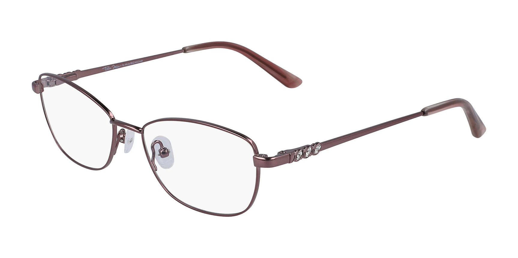 Marchon NYC TRES JOLIE 191 Eyeglasses Rose Marchon NYC TRES JOLIE 191 Eyeglasses Rose