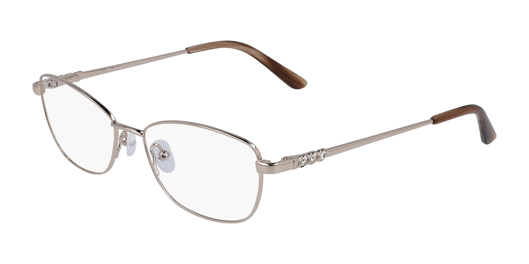Marchon NYC TRES JOLIE 191 Eyeglasses Light Gold Marchon NYC TRES JOLIE 191 Eyeglasses Light Gold