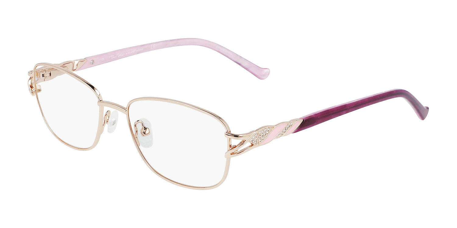 Marchon NYC TRES JOLIE 195 Eyeglasses Rose Gold Marchon NYC TRES JOLIE 195 Eyeglasses Rose Gold