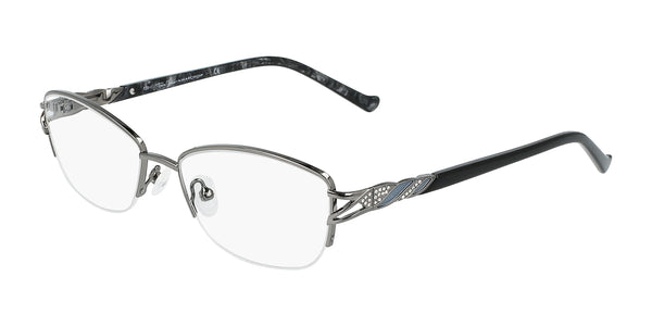 Marchon NYC TRES JOLIE 194 Eyeglasses / Gunmetal / Size 52