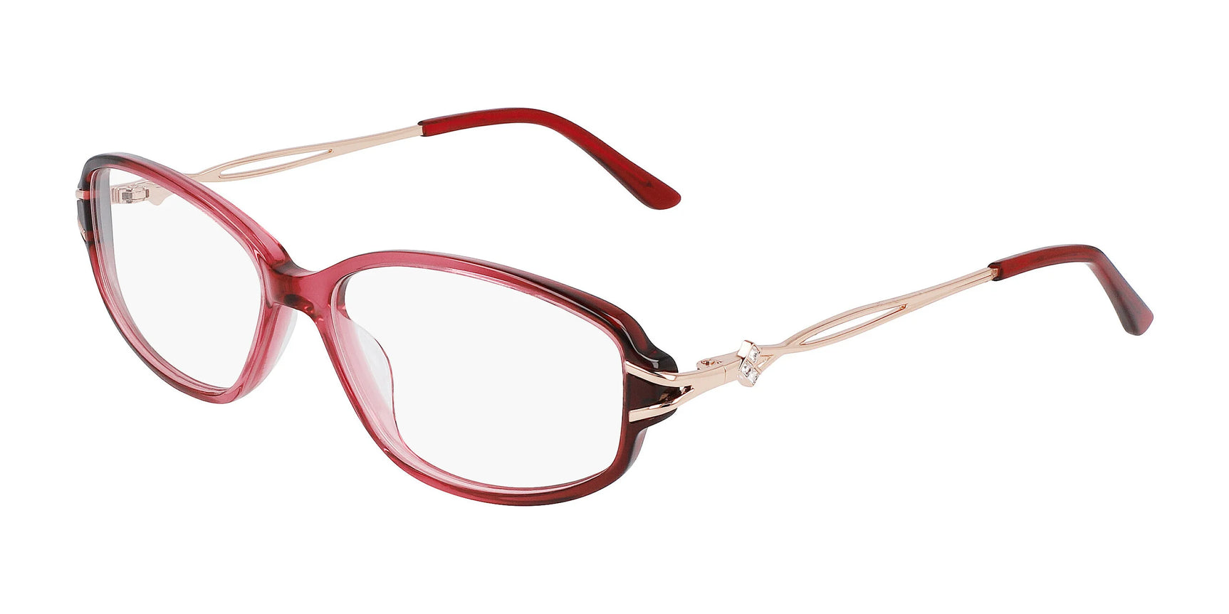 Marchon NYC TRES JOLIE 204 Eyeglasses Wine Gradient Marchon NYC TRES JOLIE 204 Eyeglasses Wine Gradient