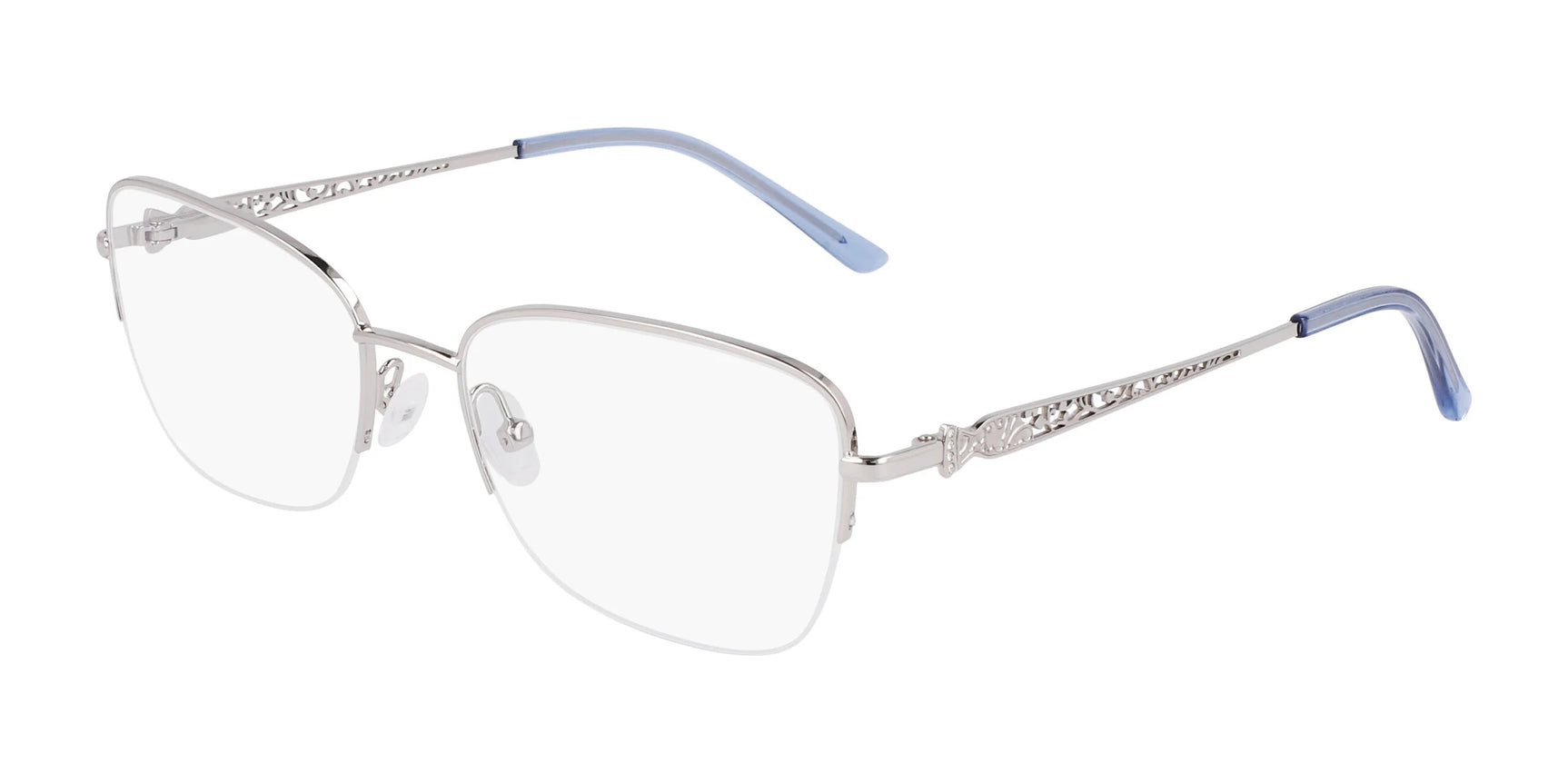 Marchon NYC TRES JOLIE 200 Eyeglasses Silver Marchon NYC TRES JOLIE 200 Eyeglasses Silver