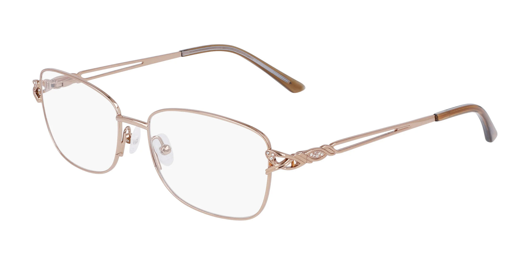 Marchon NYC TRES JOLIE 199 Eyeglasses Taupe Marchon NYC TRES JOLIE 199 Eyeglasses Taupe