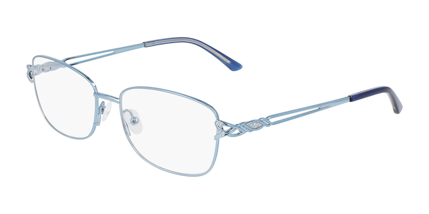 Marchon NYC TRES JOLIE 199 Eyeglasses Light Blue Marchon NYC TRES JOLIE 199 Eyeglasses Light Blue