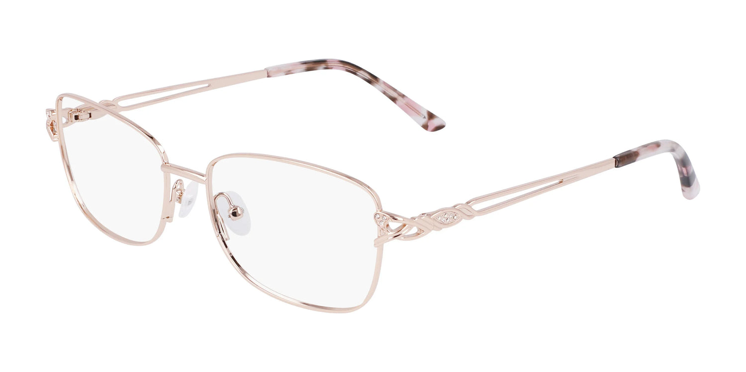 Marchon NYC TRES JOLIE 199 Eyeglasses Rose Gold Marchon NYC TRES JOLIE 199 Eyeglasses Rose Gold