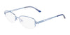 Marchon NYC TRES JOLIE 198 Eyeglasses / Light Blue / Size 58