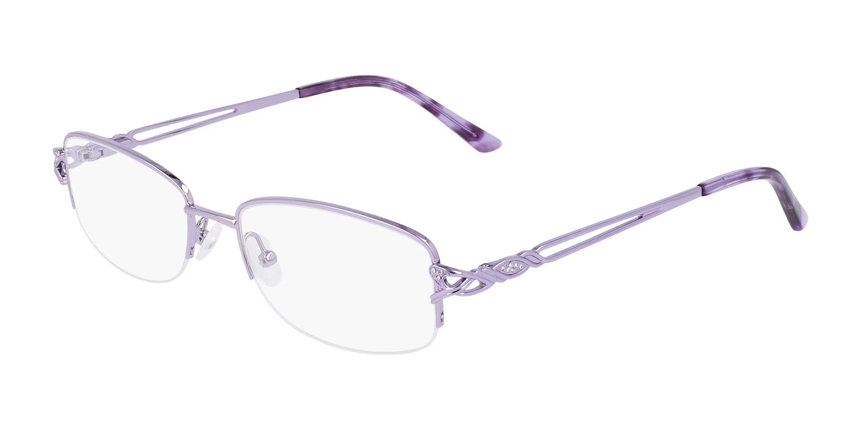 Marchon NYC TRES JOLIE 198 Eyeglasses Lilac Marchon NYC TRES JOLIE 198 Eyeglasses Lilac