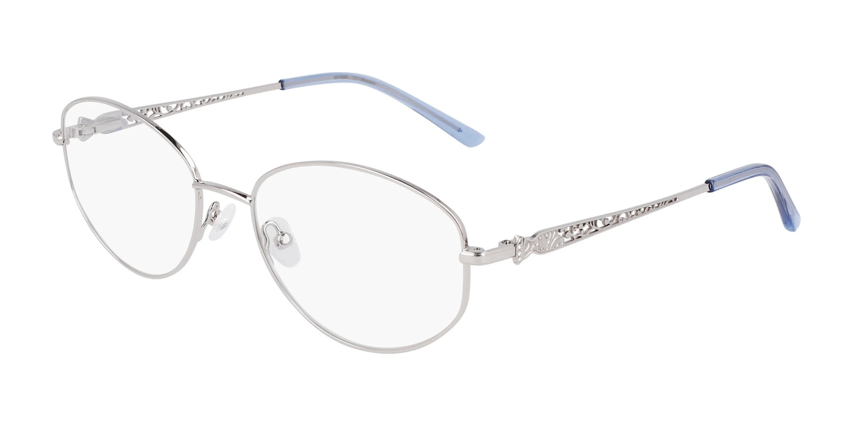 Marchon NYC TRES JOLIE 206 Eyeglasses Silver Marchon NYC TRES JOLIE 206 Eyeglasses Silver