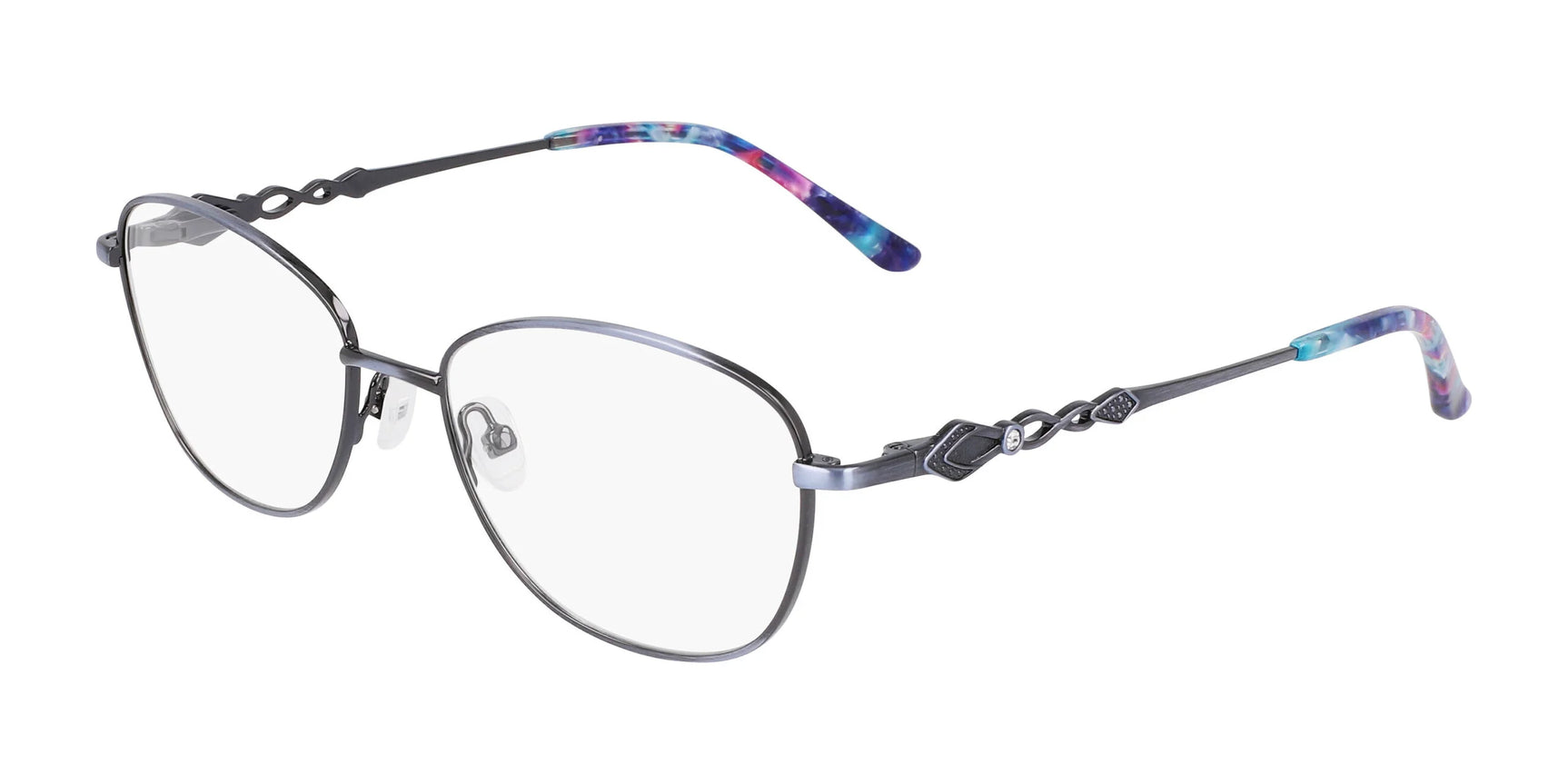 Marchon NYC TRES JOLIE 208 Eyeglasses Blue Marchon NYC TRES JOLIE 208 Eyeglasses Blue
