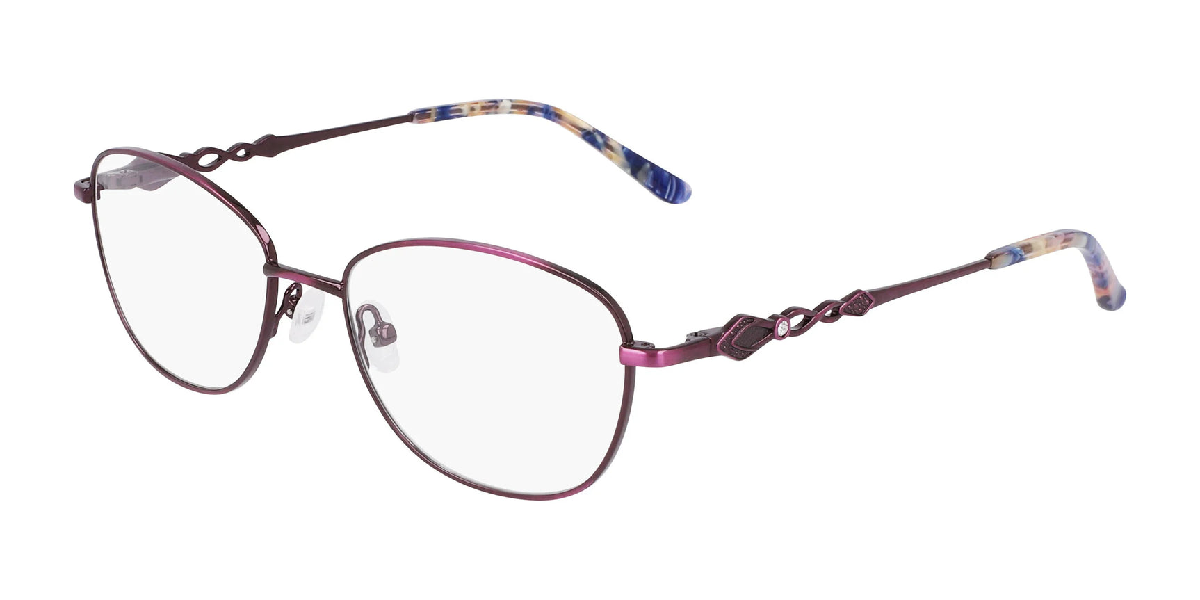 Marchon NYC TRES JOLIE 208 Eyeglasses Plum Marchon NYC TRES JOLIE 208 Eyeglasses Plum