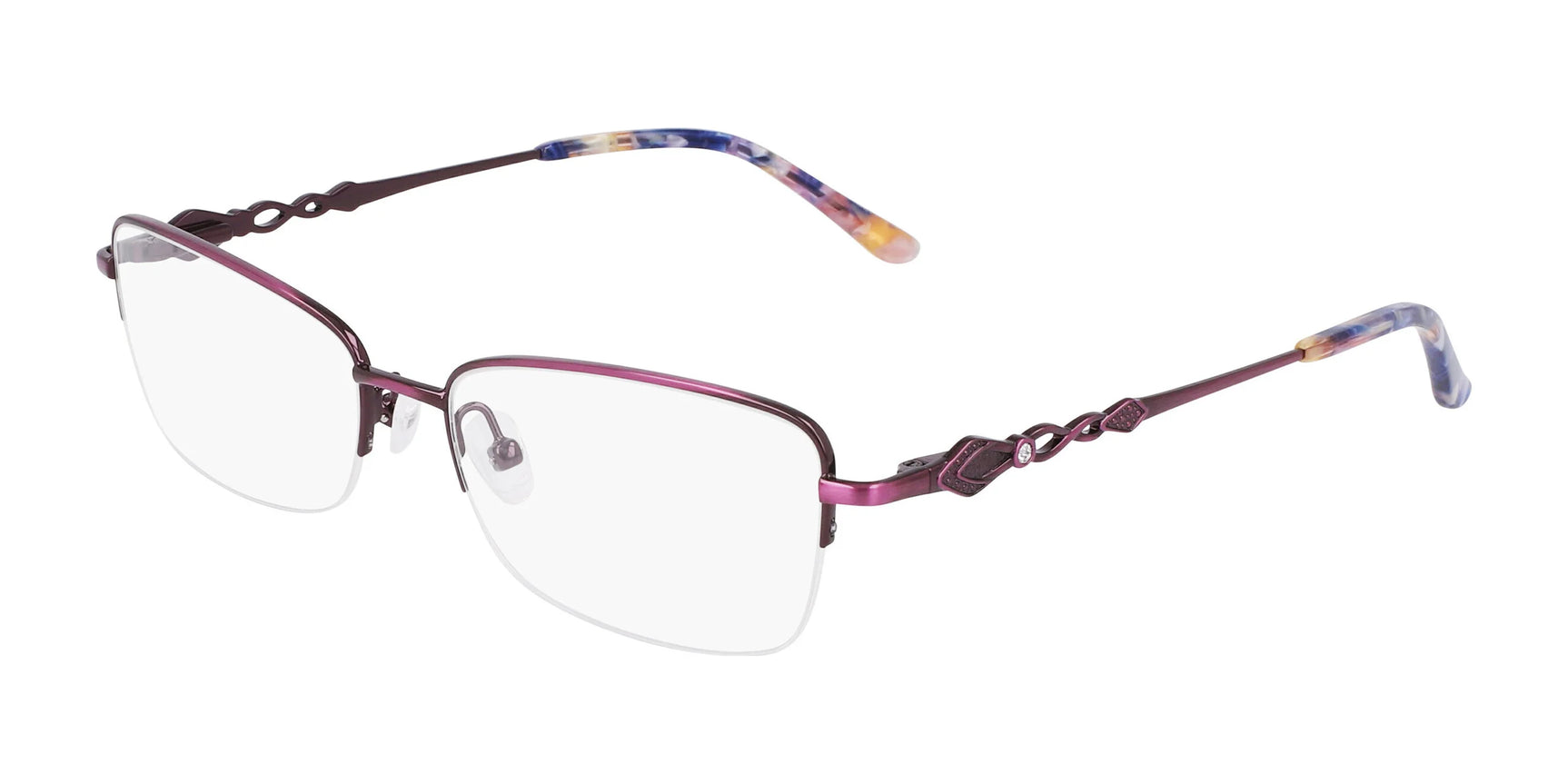 Marchon NYC TRES JOLIE 207 Eyeglasses Plum Marchon NYC TRES JOLIE 207 Eyeglasses Plum