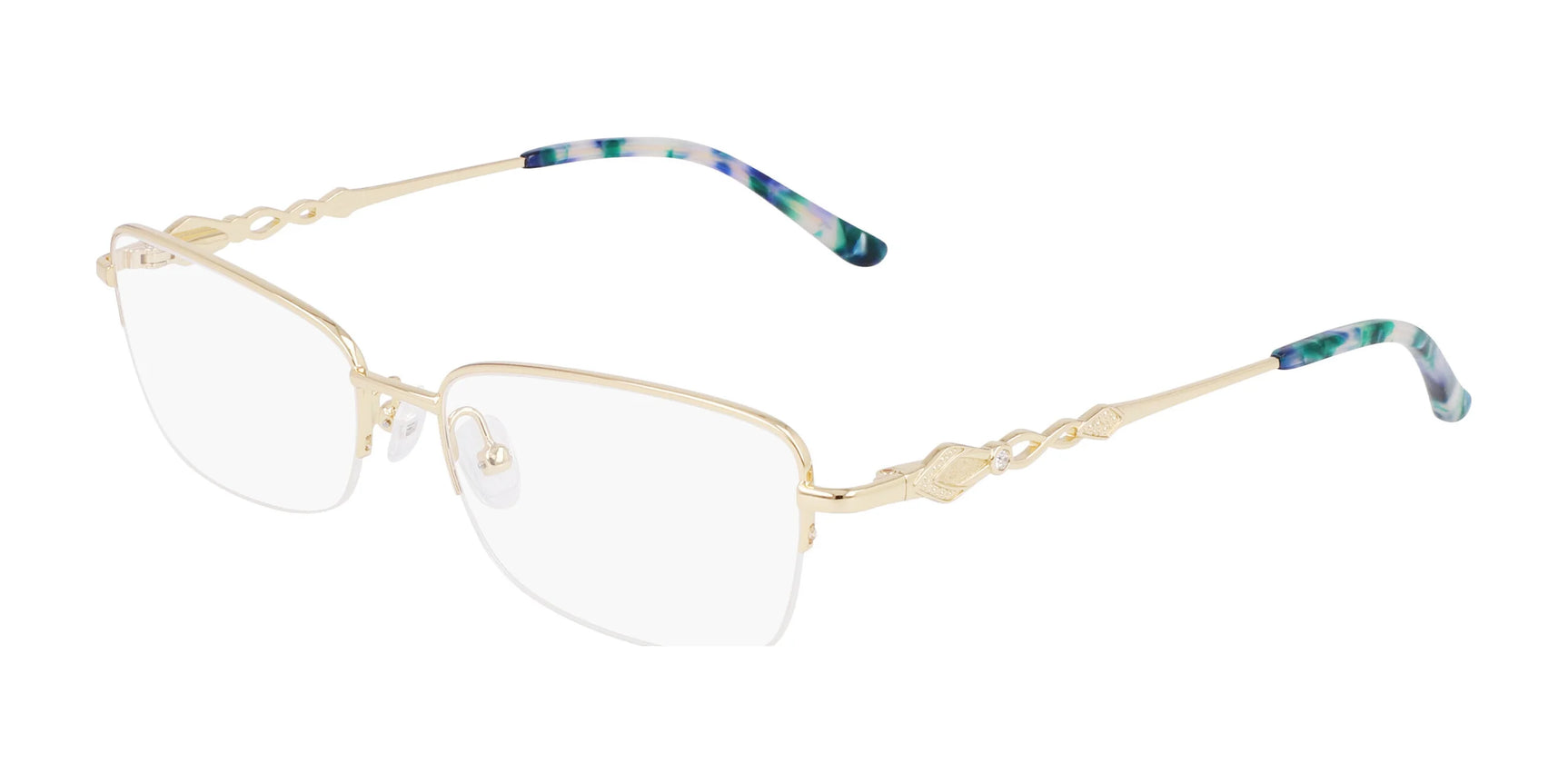 Marchon NYC TRES JOLIE 207 Eyeglasses Gold Marchon NYC TRES JOLIE 207 Eyeglasses Gold