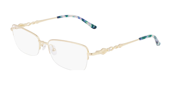 Marchon NYC TRES JOLIE 207 Eyeglasses / Gold / Size 52