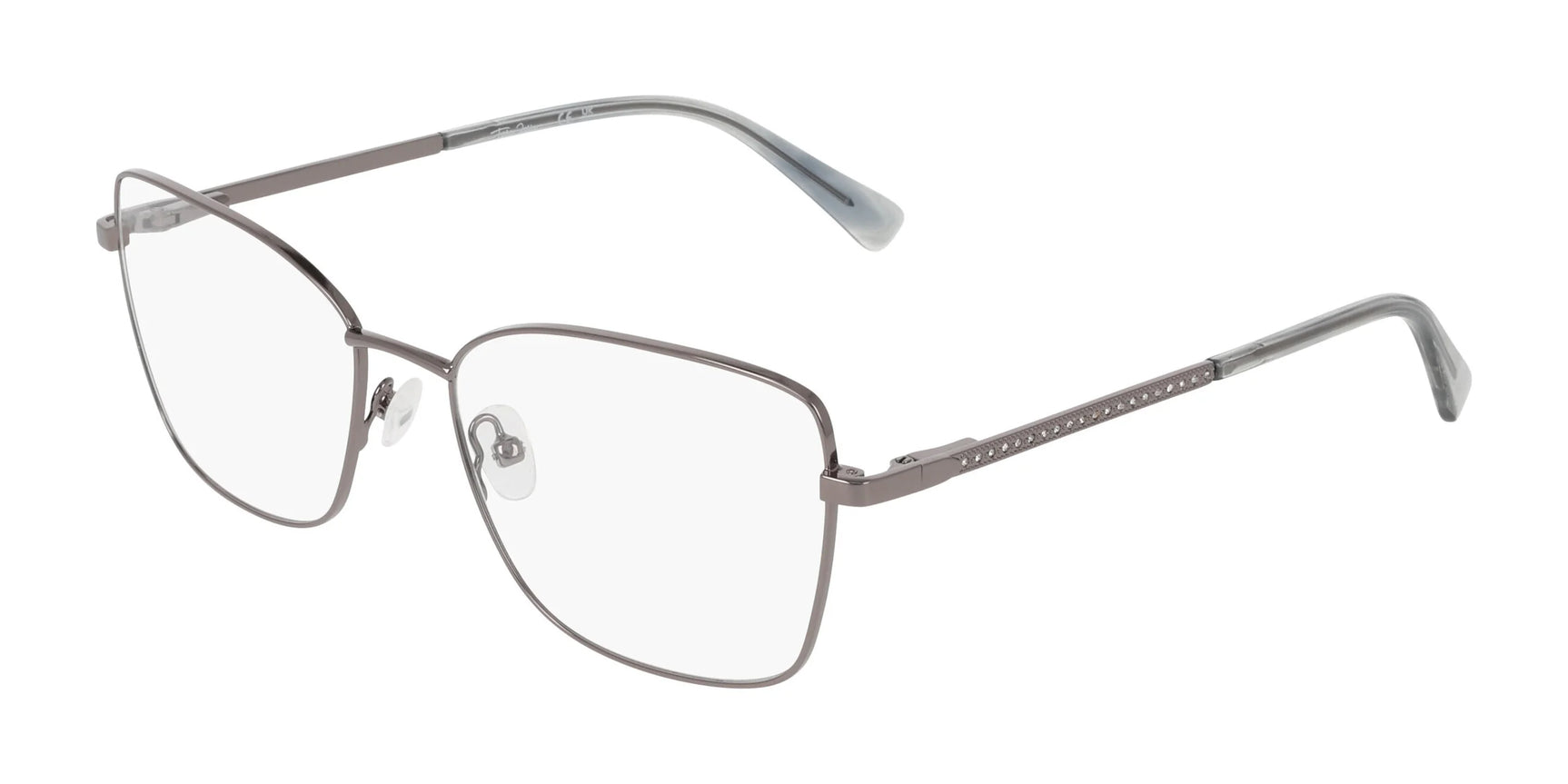 Marchon NYC TRES JOLIE 211 Eyeglasses Gunmetal Marchon NYC TRES JOLIE 211 Eyeglasses Gunmetal