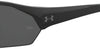 Under Armour 0001 Sunglasses | Size 72 / Matte Black Orange / Red Multilayer Oleophobic