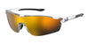 Under Armour 7001 Sunglasses / Crys Blck / Orange Multilayer Oleophobic / Size Regular
