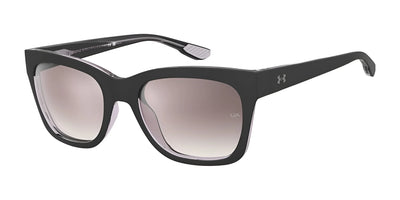 Under Armour DIME Sunglasses Blackgrey / Brown Sm Silver