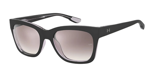 Under Armour DIME Sunglasses / Size 55 / Blackgrey / Brown Sm Silver