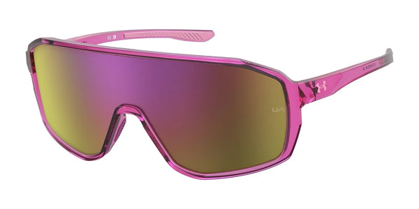 Under Armour GAMEDAY JR Sunglasses / Cryspink C / Pink Mirror / Size Regular