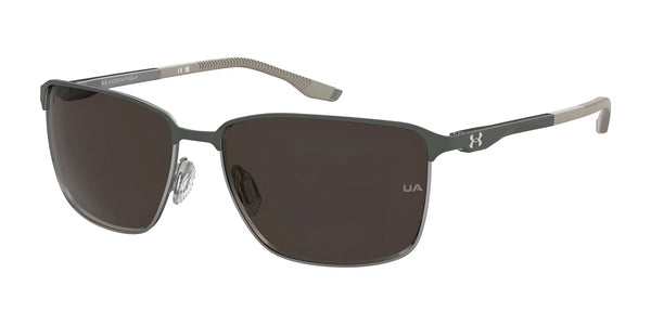 Under Armour RETAINED Sunglasses | Size 61 / Mtblkblue / Green Mirror