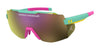Under Armour SQD Sunglasses / Turq Pink / Pink Mirror Oleophobic / Size Regular