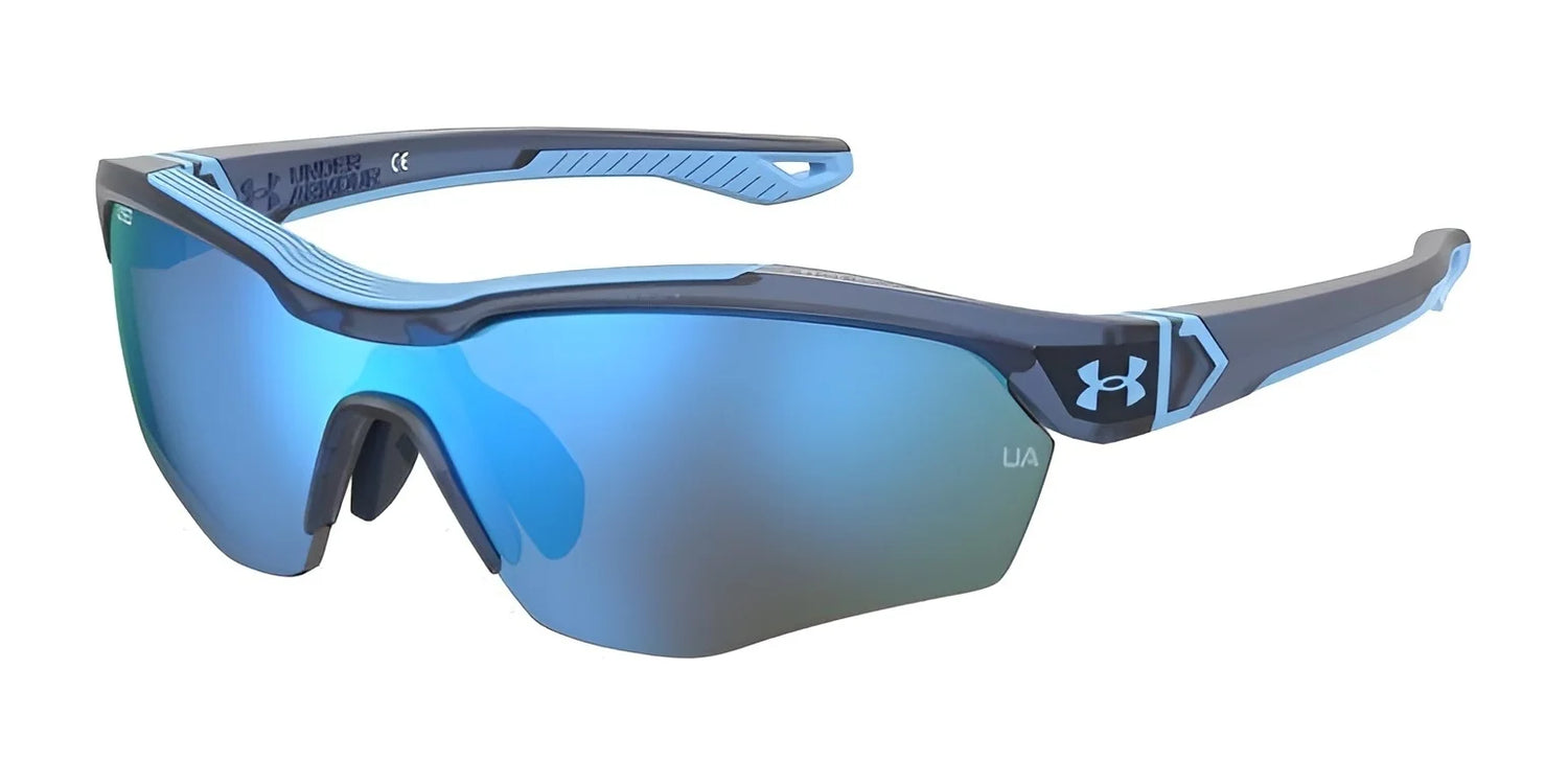 Under Armour YARD PRO JR Sunglasses Blue Multi / Blue Multilayer Oleophobic Under Armour YARD PRO JR Sunglasses Blue Multi / Blue Multilayer Oleophobic