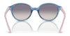 Vogue VJ2007 Sunglasses | Size 45 / Top Transparent Blue №28387B / Gradient Blue Mirror Silver (2N 32%)