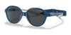 Vogue VJ2012 Sunglasses / Blue On Rubber Cream / Dark Grey (3N 9.3%) №297487 / Size 40
