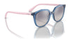 Vogue VJ2016 Sunglasses | Size 45 / Transparent Blue / Gradient Light Blue Mirror Silver (2N 32%) №28387B