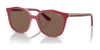 Vogue VJ2016 Sunglasses | Size 45 / Transparent Pink/Top Fuchsia / Dark Brown (3N 9%) №293173