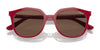 Vogue VJ2016 Sunglasses | Size 45 / Transparent Blue / Gradient Light Blue Mirror Silver (2N 32%) №28387B
