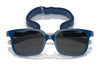Vogue VJ2017 Sunglasses / Blue On Cream Rubber / Dark Grey (3N 9.3%) №297487 / Size 42